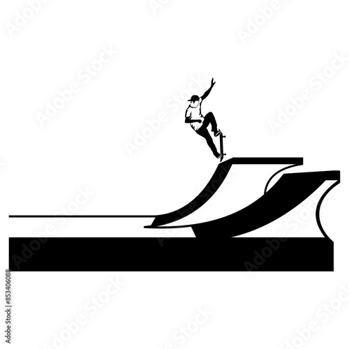 Skateboarding Ramp