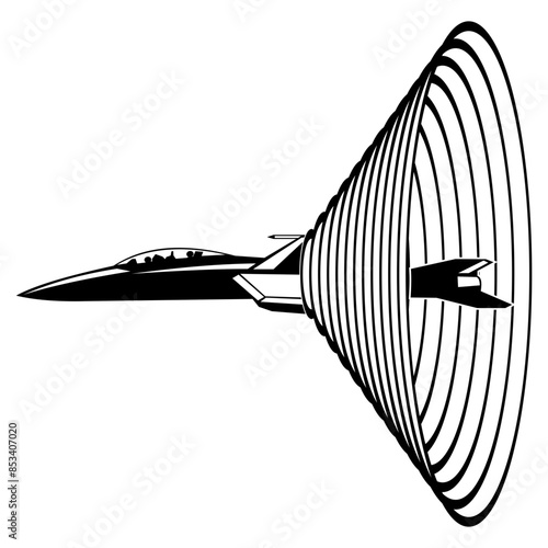Sonic Boom Jet Fighter Airplane Sonic Boom
