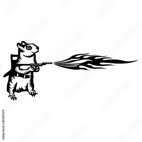 Squirl Flame Thrower