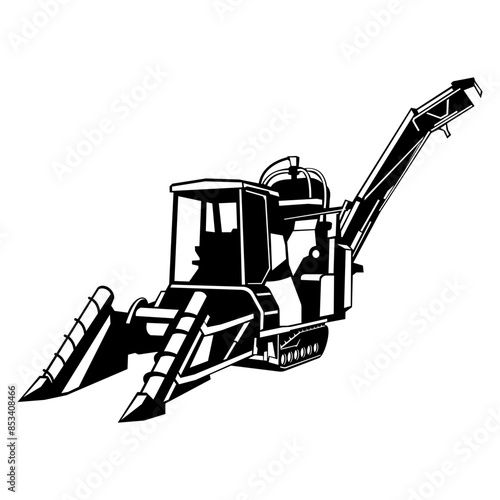Sugar Cane Harvester  Farming Farmer Sugar Cane Harvester