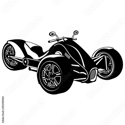 Three Wheel Motorcycle  Motorcycle Motorbike Motorcycle