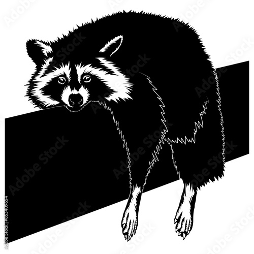 Tired Raccoon