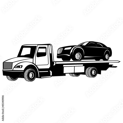 Tow Truck Towing Car Towing Tow Truck