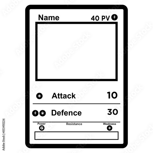 Trading Card Template Trading Card Game Card Trading Card