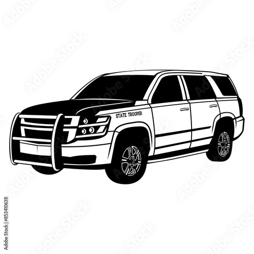 Trooper Police Car