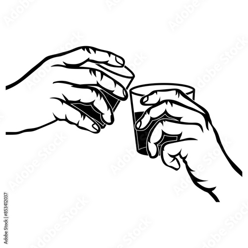 Whiskey Cup Toast Alcohol