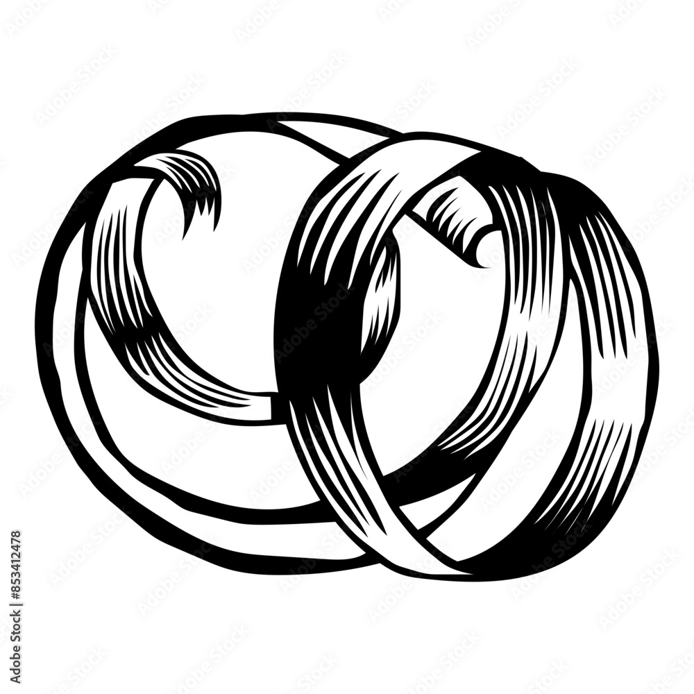 Naklejka premium Wood Shavings