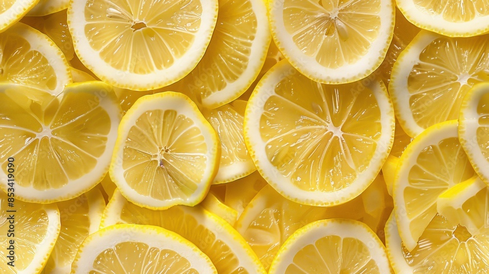 Close Up of Freshly Sliced Lemon Close Up of Freshly Sliced Lemon