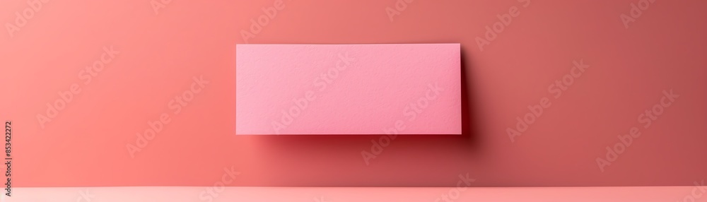 Fototapeta premium blank note on solid background