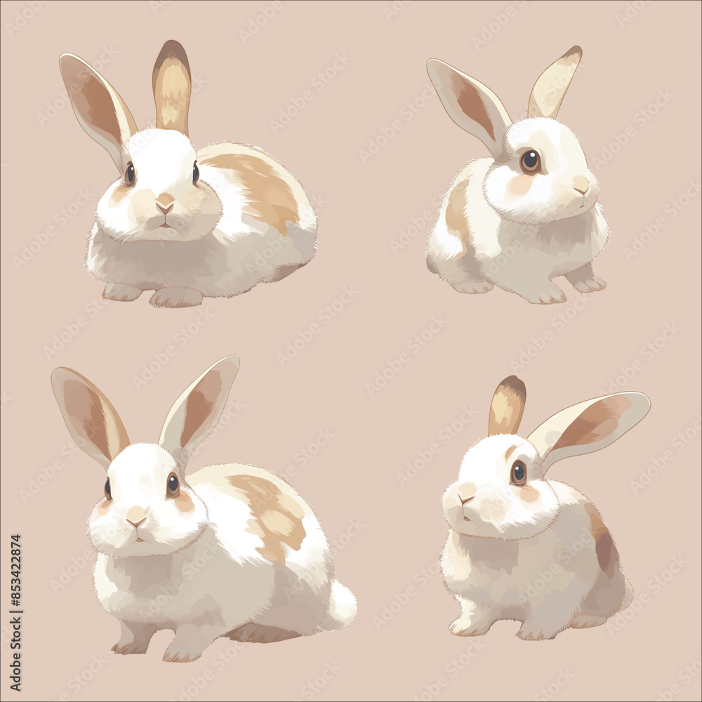 Curious and Cute Rabbit Expressions Curious and Cute Rabbit Expressions
