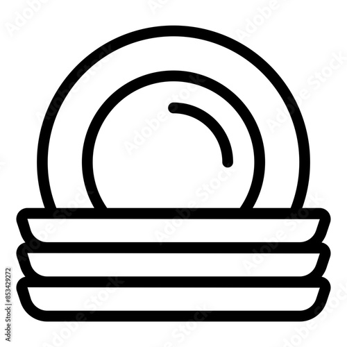 Plates dish icon