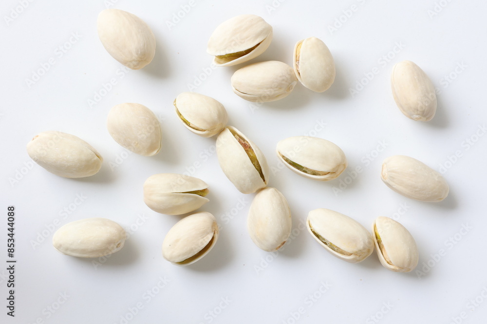 pistachio nuts isolated on white background pistachio nuts isolated on white background