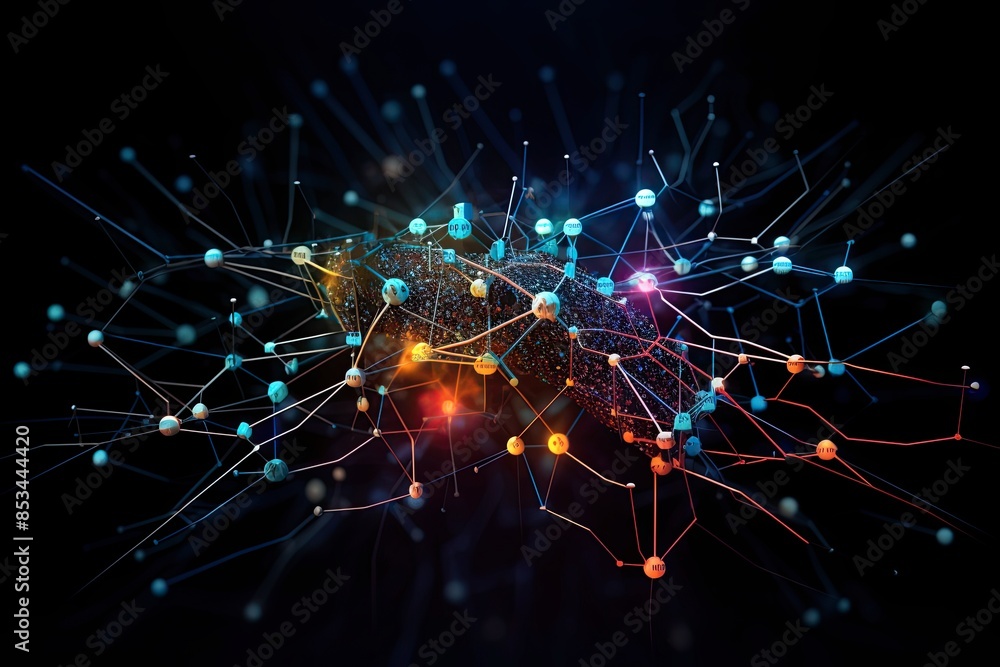 Futuristic design of an android head, with visible wires, connections, and nodes. The cybernetic elements are meticulously integrated, portraying a technological marvel and the convergence of human an Futuristic design of an android head, with visible wires, connections, and nodes. The cybernetic elements are meticulously integrated, portraying a technological marvel and the convergence of human an