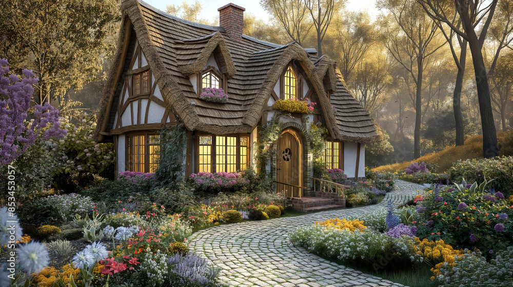 Fototapeta premium Enchanted Cottage 
