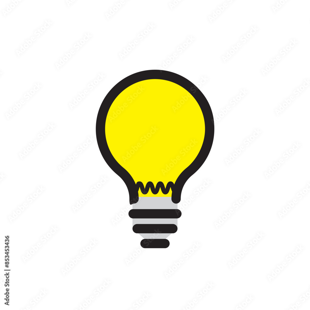 Bulb Icon Vector Bulb Icon Vector