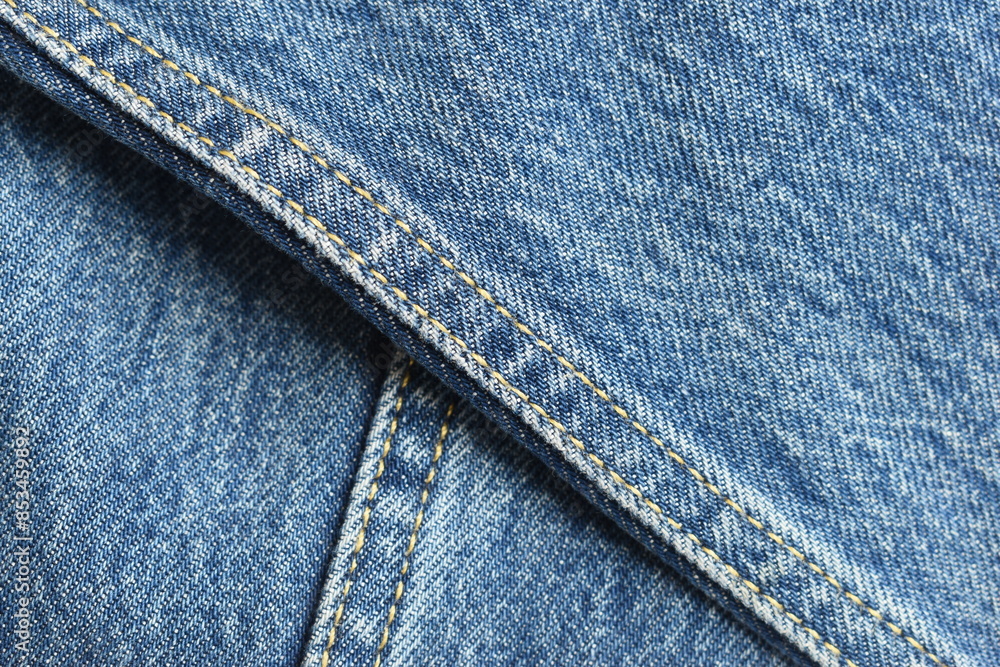 seam of blue denim texture background, jean fashion style seam of blue denim texture background, jean fashion style