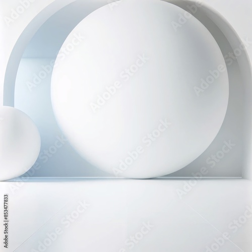 white ball frame