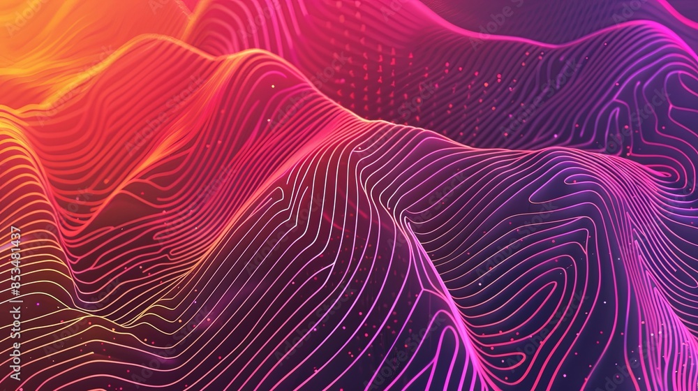 abstract lines background gradient in cyberpank style abstract lines background gradient in cyberpank style