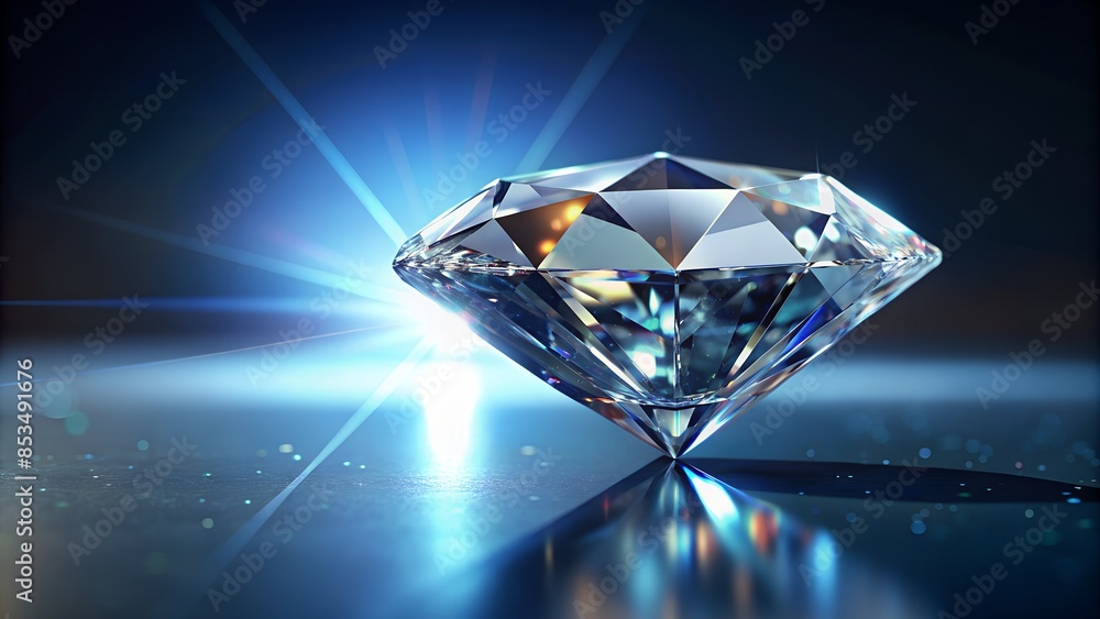 Minimal Diamond Crystal with Copy Space. Perfect for: Jewelry Advertisements, Gemstone Showcases, Luxury Product Displays, Jewelry store promotions, Gemology education, Crystal healing products. Minimal Diamond Crystal with Copy Space. Perfect for: Jewelry Advertisements, Gemstone Showcases, Luxury Product Displays, Jewelry store promotions, Gemology education, Crystal healing products.