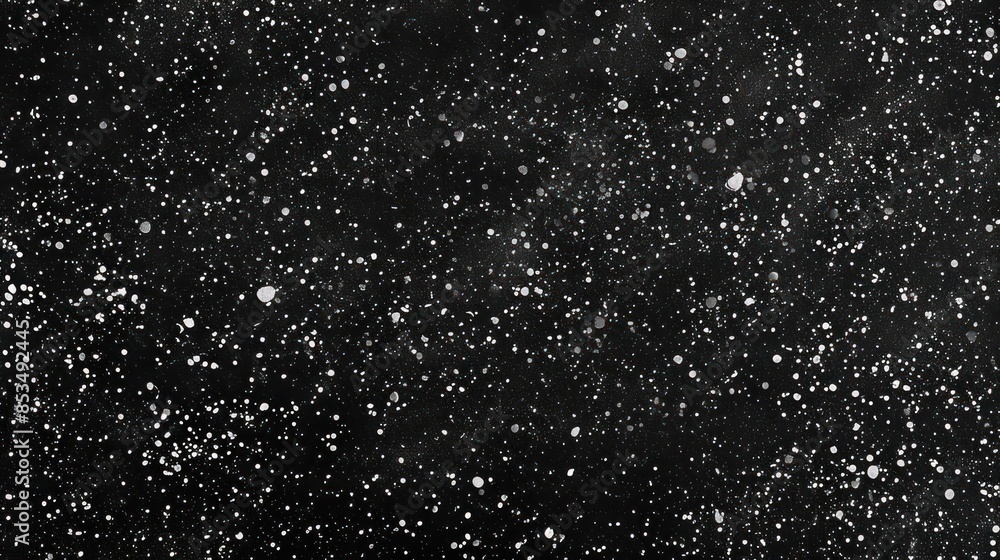 white Dust particle and grain texture overlay on black background white Dust particle and grain texture overlay on black background
