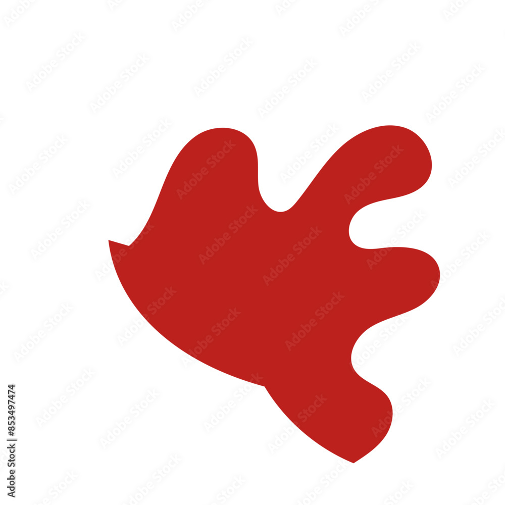 Red abstract shapes vector Red abstract shapes vector