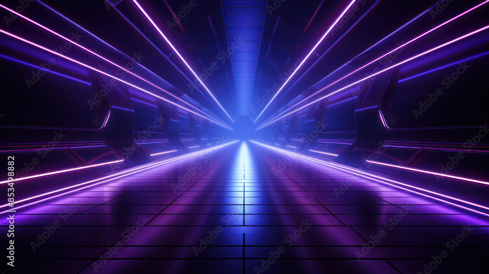 Flying In A Spaceship Tunnel. Futuristic space corridor motion graphics, high tech. Time warp portal, lightspeed hyperspace concept. Technology and future abstract creative concept background Flying In A Spaceship Tunnel. Futuristic space corridor motion graphics, high tech. Time warp portal, lightspeed hyperspace concept. Technology and future abstract creative concept background