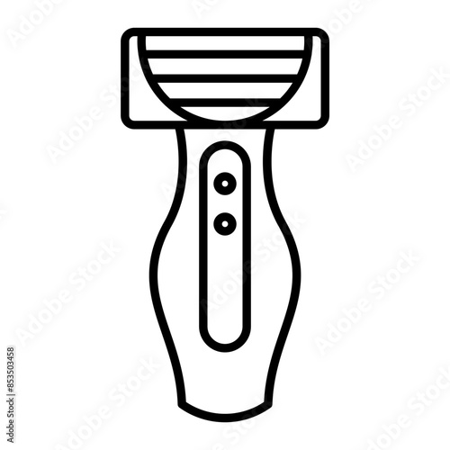 Electric razor icon. outline icon
