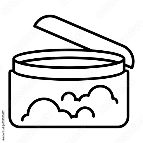 Powder icon. outline icon