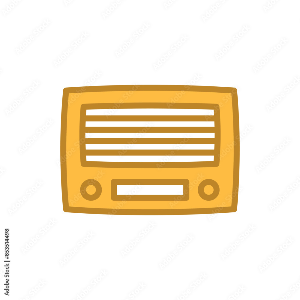 radio icon vector design template elegant style radio icon vector design template elegant style