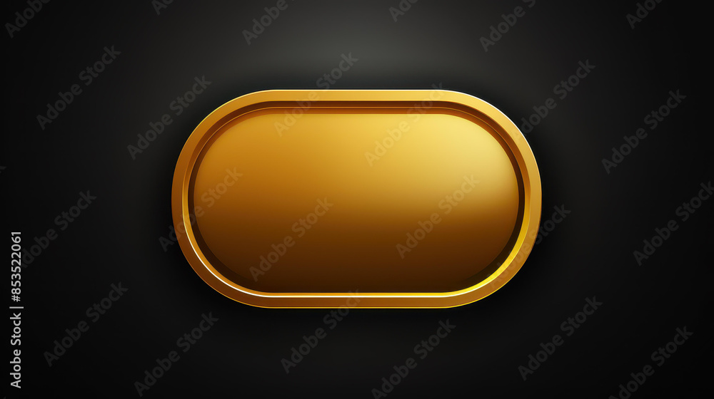 Stylish golden speech bubble icon in luxury design for modern digital communication. Stylish golden speech bubble icon in luxury design for modern digital communication.