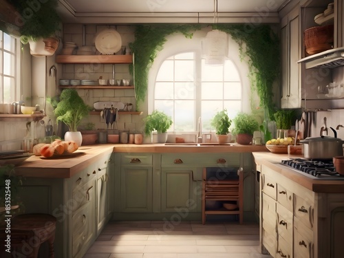 Cozy Kitchen Room Inspiration Photography Art