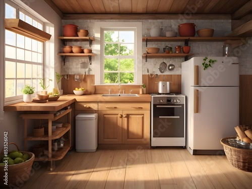 Cozy Kitchen Room Inspiration Photography Art