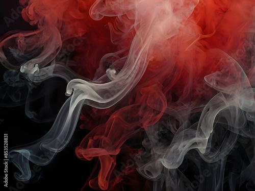 abstract red smoke background 