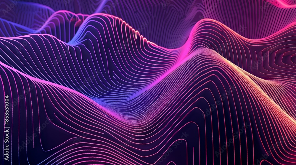 abstract lines background gradient in cyberpank style abstract lines background gradient in cyberpank style