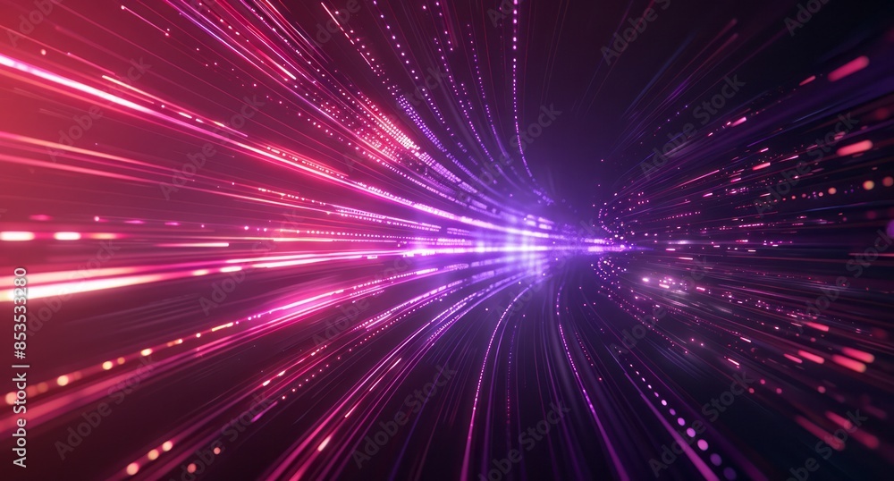 Dark background with glowing lines of light red and purple colors on the left side of the screen Dark background with glowing lines of light red and purple colors on the left side of the screen