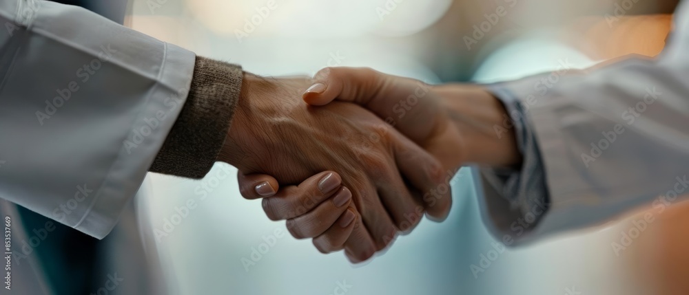 Person at a medical check-up, doctor and patient interaction, close-up, clinical and bright lighting emphasizing preventive care Person at a medical check-up, doctor and patient interaction, close-up, clinical and bright lighting emphasizing preventive care