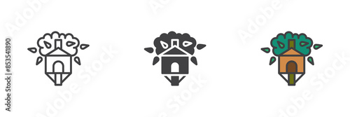 Treehouse different style icon set