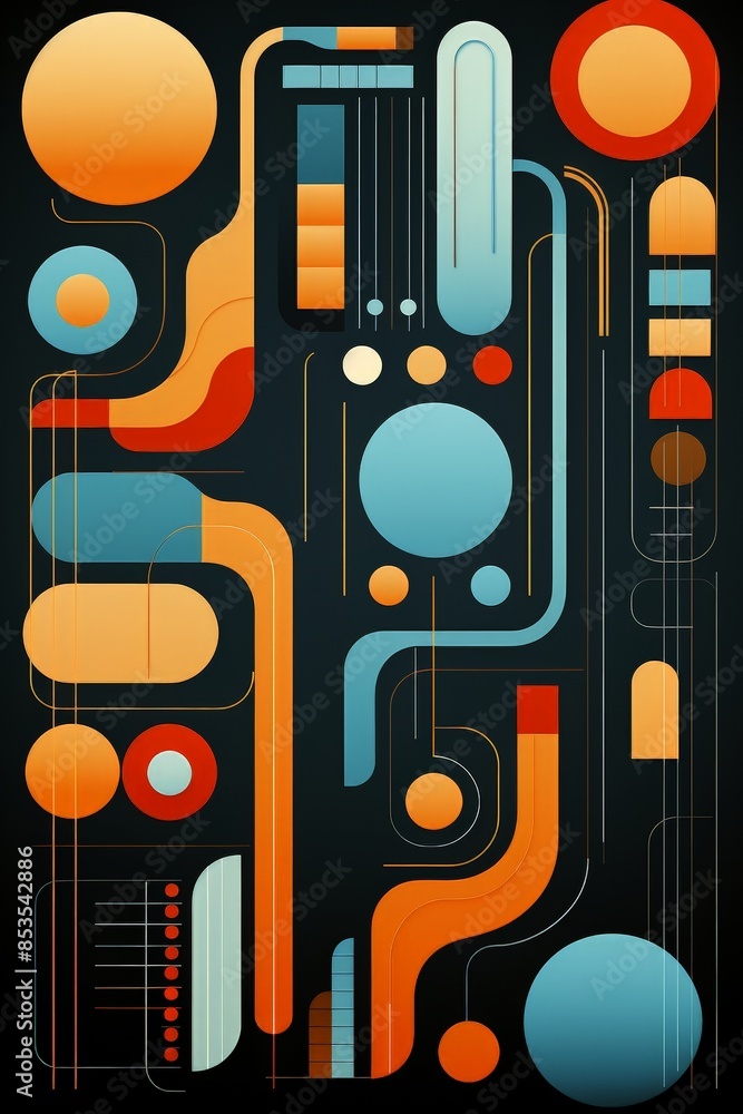 Obraz premium Vintage Inspiration Designing Retro Pattern Backgrounds