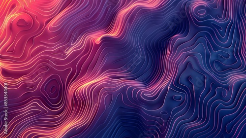 abstract lines background gradient in cyberpank style