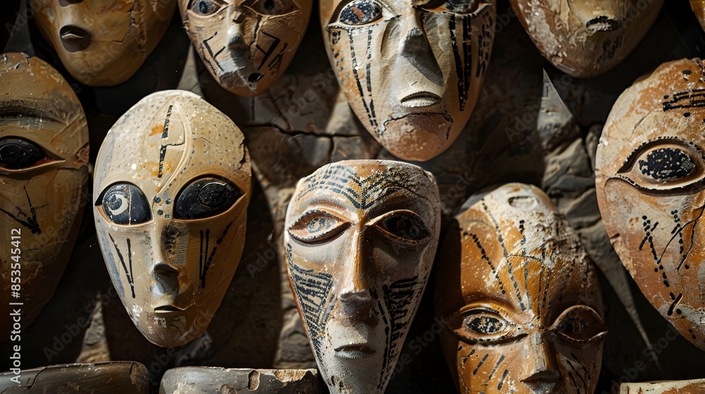 Alien Symbols Adorning Ancient Pottery Artifacts from an Enigmatic Civilization Alien Symbols Adorning Ancient Pottery Artifacts from an Enigmatic Civilization