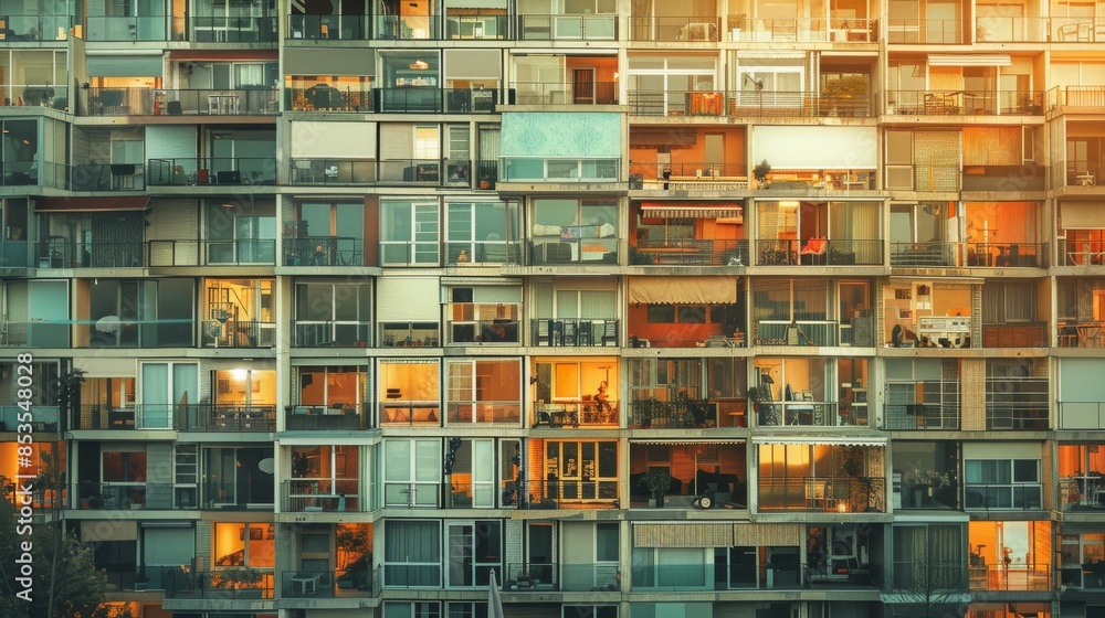 photocollage made from thousands photos of diffirent happy families in apartments, hypperrealistic photocollage made from thousands photos of diffirent happy families in apartments, hypperrealistic