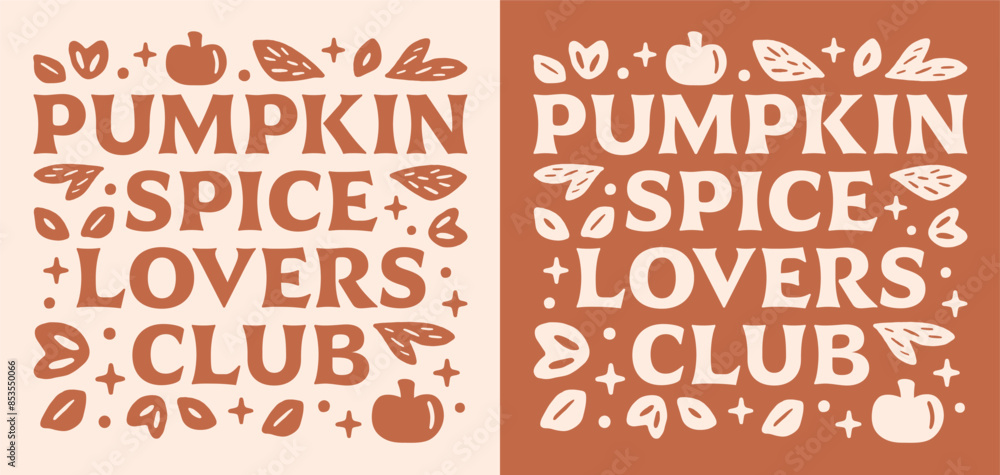 Pumpkin spice lovers club quotes shirt sticker fall season aesthetic Pumpkin spice lovers club quotes shirt sticker fall season aesthetic