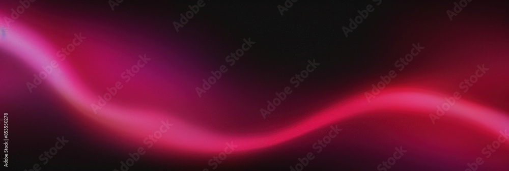 Fototapeta premium Abstract Red Light Trail On Black Background