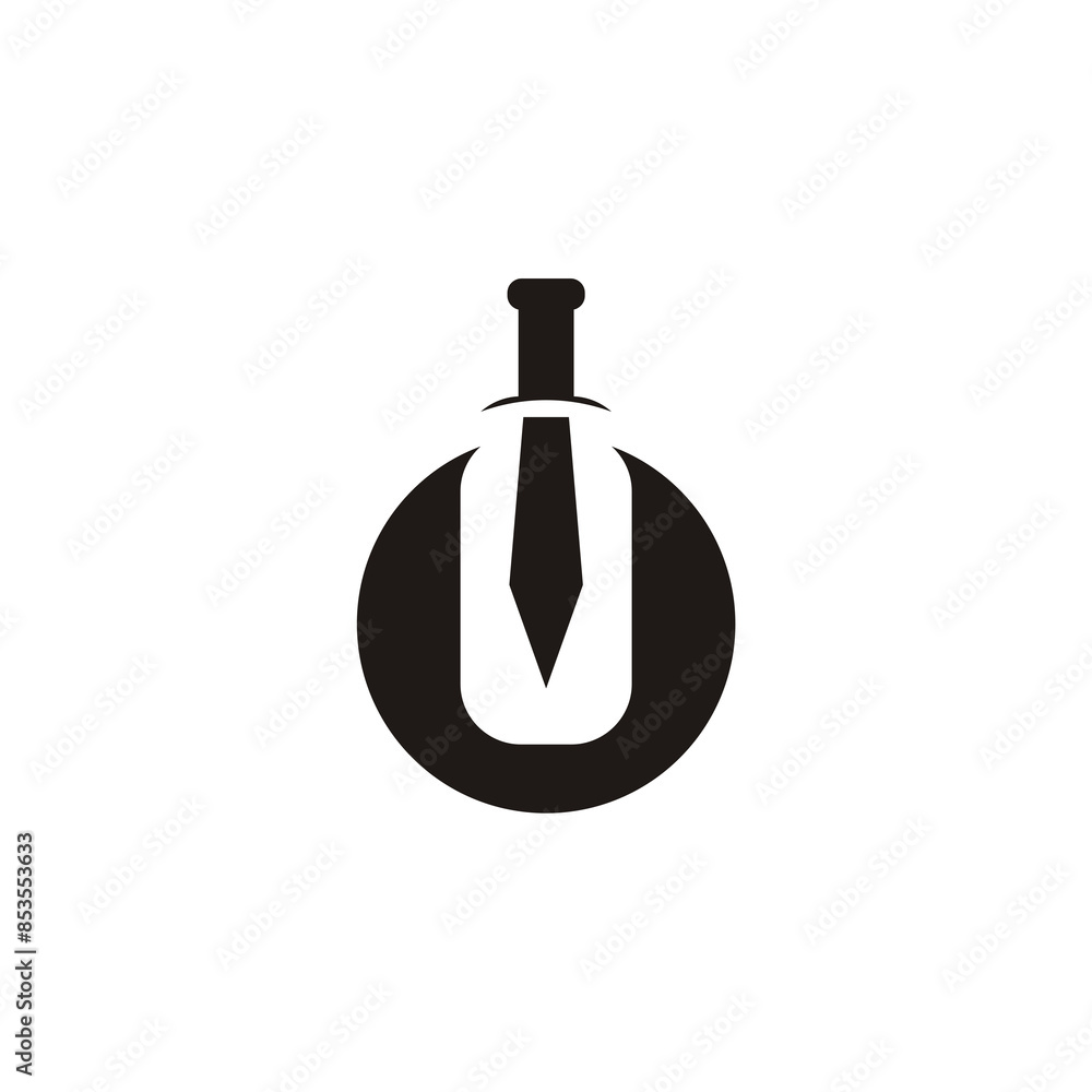 the bottle and knife logo is suitable for beverage companies and restaurants the bottle and knife logo is suitable for beverage companies and restaurants
