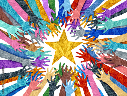 Fotografie Recognition and Acknowledgment or Appreciation for personal or group achievements to reward and acknowledge gratitude for employees or community members