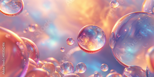 Wallpaper Mural Cute Pastel Abstract Background in adorable delicate colors Torontodigital.ca