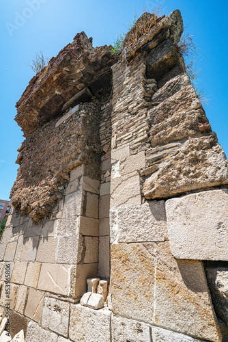 Scenic views of the St. Jean Church, which was one of the Seven Churches mentioned in the Book of Revelation was the city of Philadelphia, now known as Alaşehir.  photo