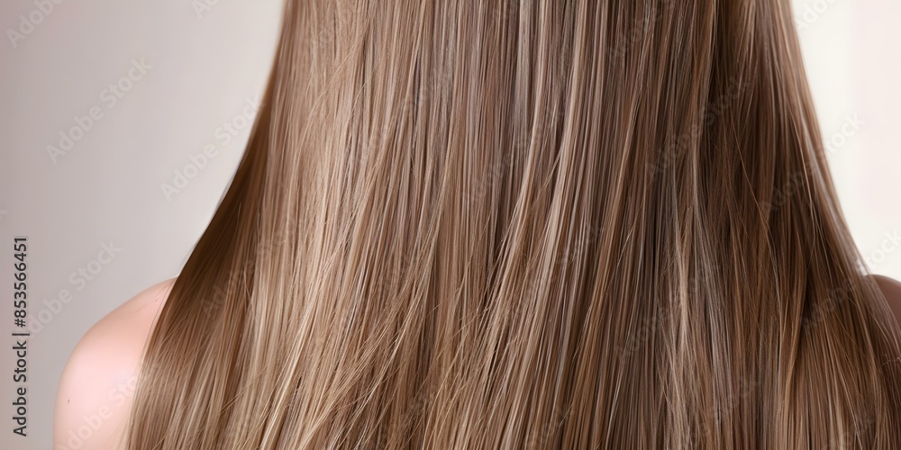 Beautiful Long Hair Enhanced with Keratin Treatment. Concept Keratin Treatment, Long Hair Care, Hair Enhancement, Hair Treatment Results, Healthy and Beautiful Hair Beautiful Long Hair Enhanced with Keratin Treatment. Concept Keratin Treatment, Long Hair Care, Hair Enhancement, Hair Treatment Results, Healthy and Beautiful Hair