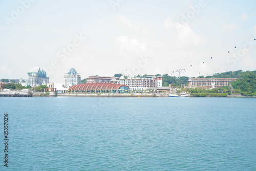 view of the river and the city