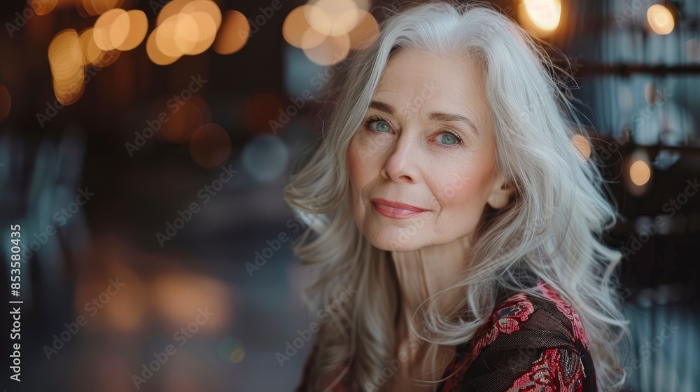 A Senior Woman Getting Ready, Sitting At A Dressing Table At Home, High Quality, HD A Senior Woman Getting Ready, Sitting At A Dressing Table At Home, High Quality, HD